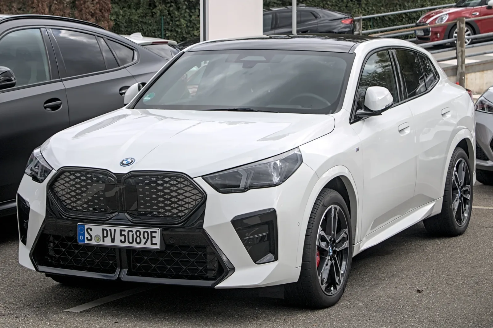 Exterior view of the BMW iX2.