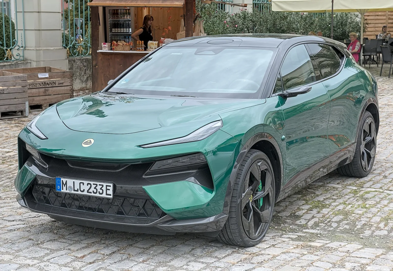 Exterior view of the Lotus Eletre.