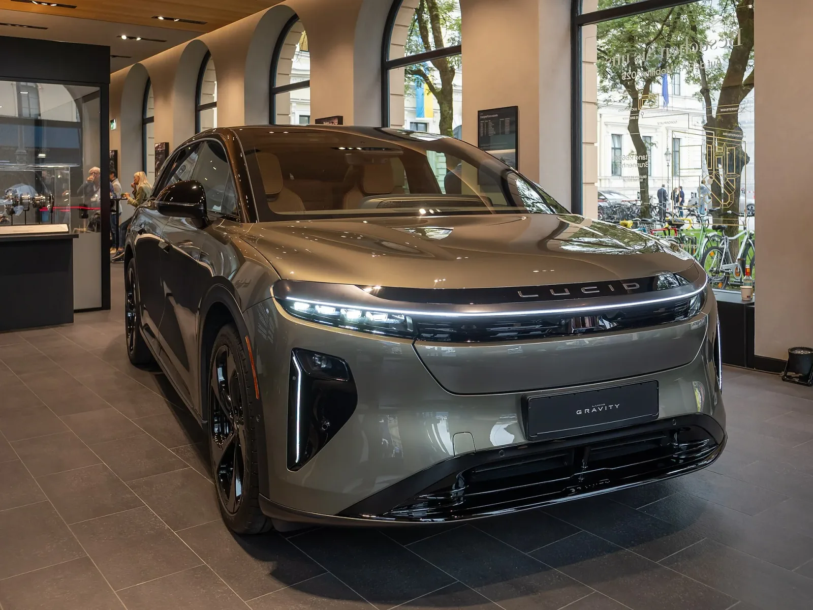 Exterior view of the Lucid Gravity.